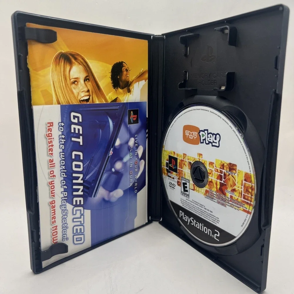 EyeToy: Play (Sony PlayStation 2, 2003) CIB with Manual - No Eye Toy